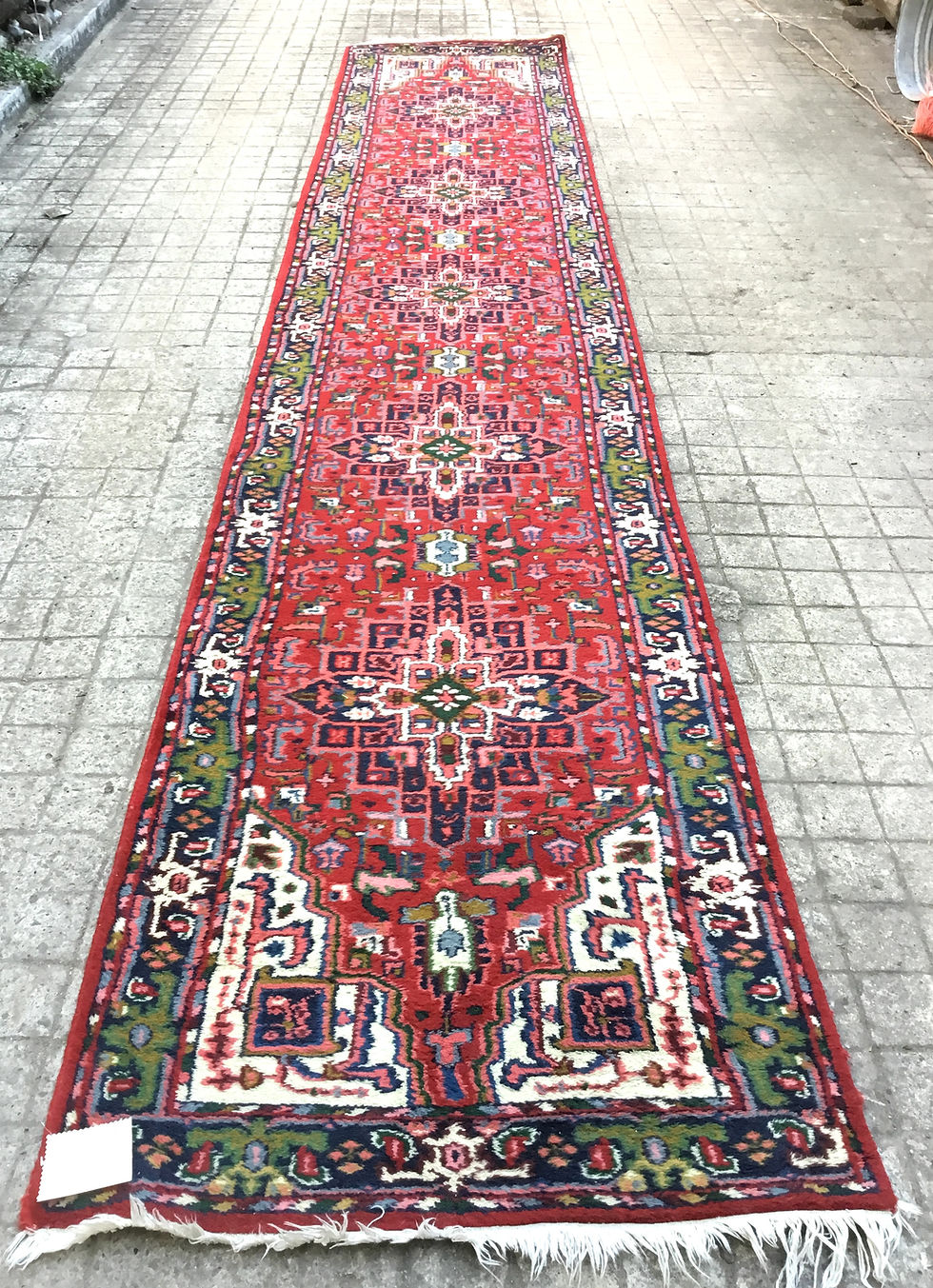 Vintage-Hamadan-Runner-177"- long