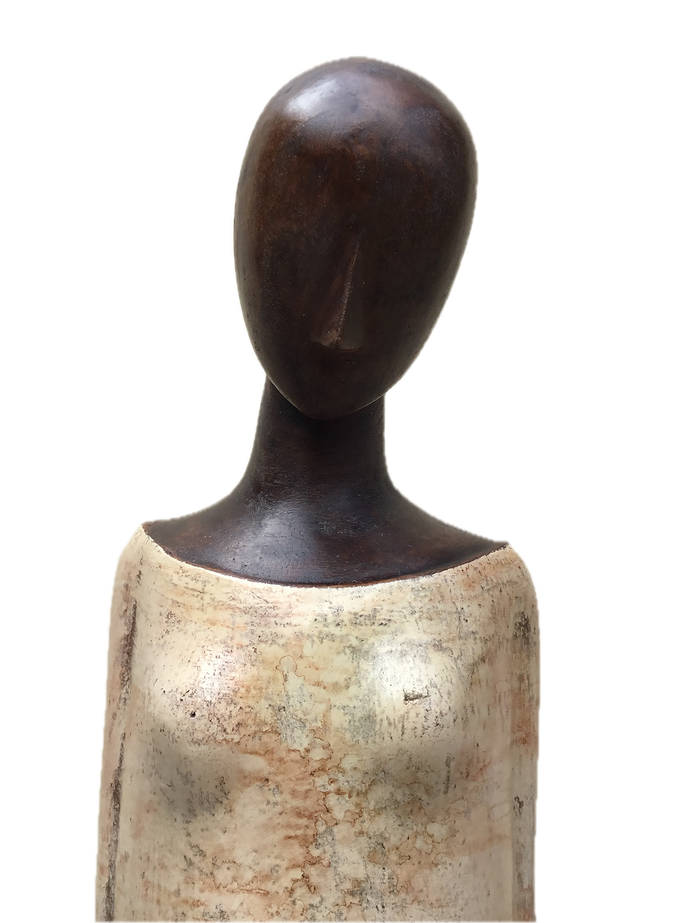 Vintage-Life-Sized-Clay-Figure-69"-tall-Chapala-Artist