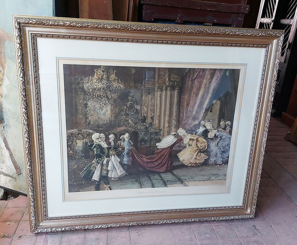 Miniatura: print-of-a-painting-by-Salvador-Sanchez-Barbudo-Y-Morales