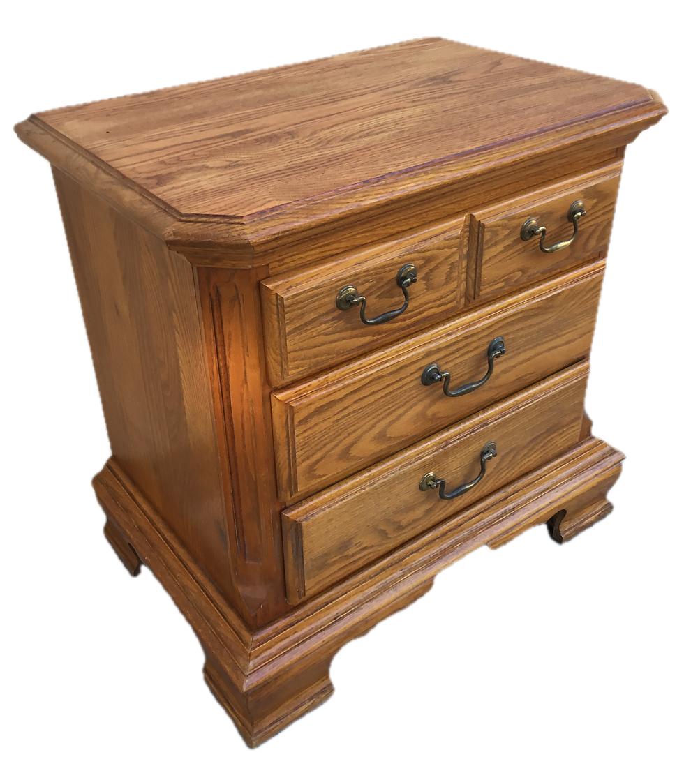 Miniatura: Oak Night Stand/ End Table - South Carolina