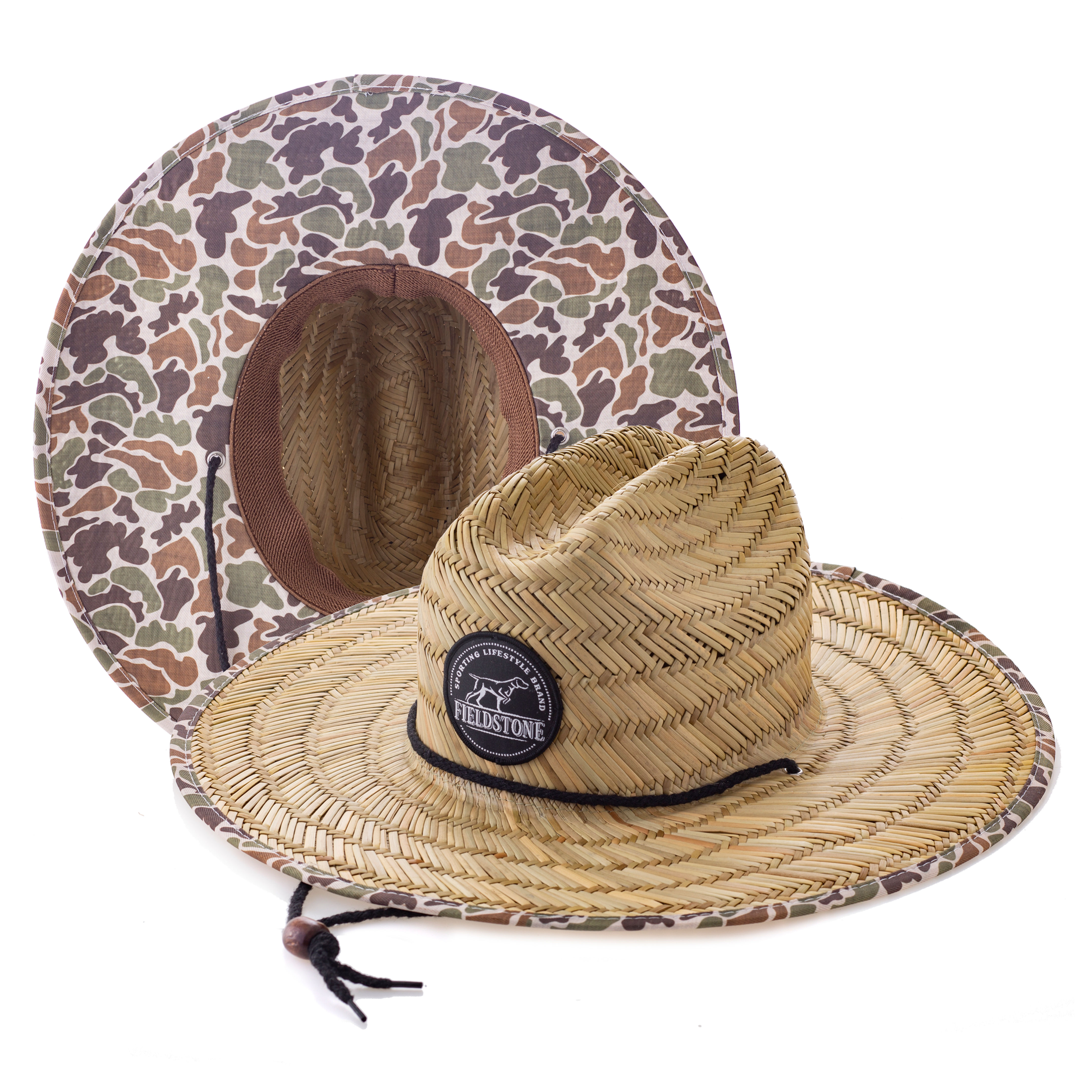 Youth Camo Straw Hat 5y & Under (R444CY)