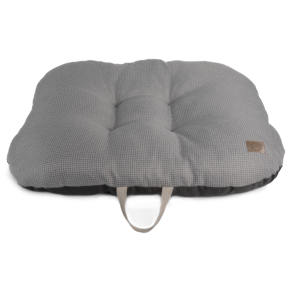 Almofada com Alça Chess Cinza