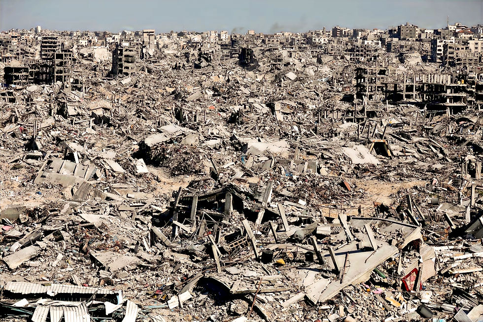 2025年1月現在のガザ市(https://jp.reuters.com/より)