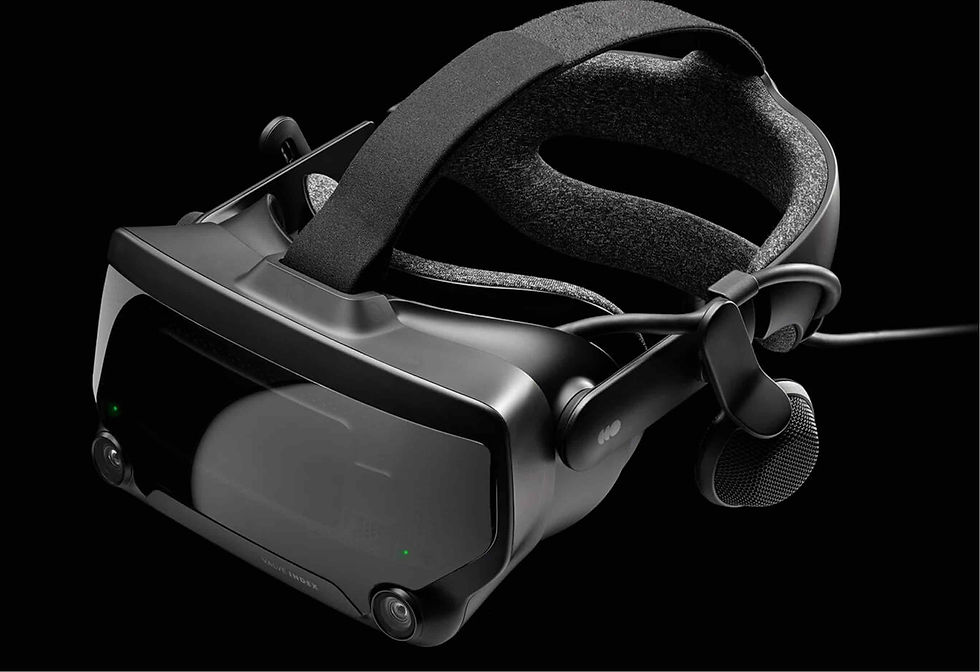 Valve Index ヘッドセットの写真