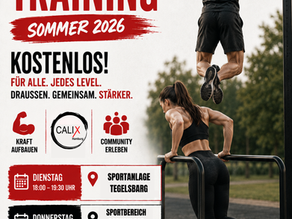 Kostenlos Calisthenics trainieren im Sommer 2026