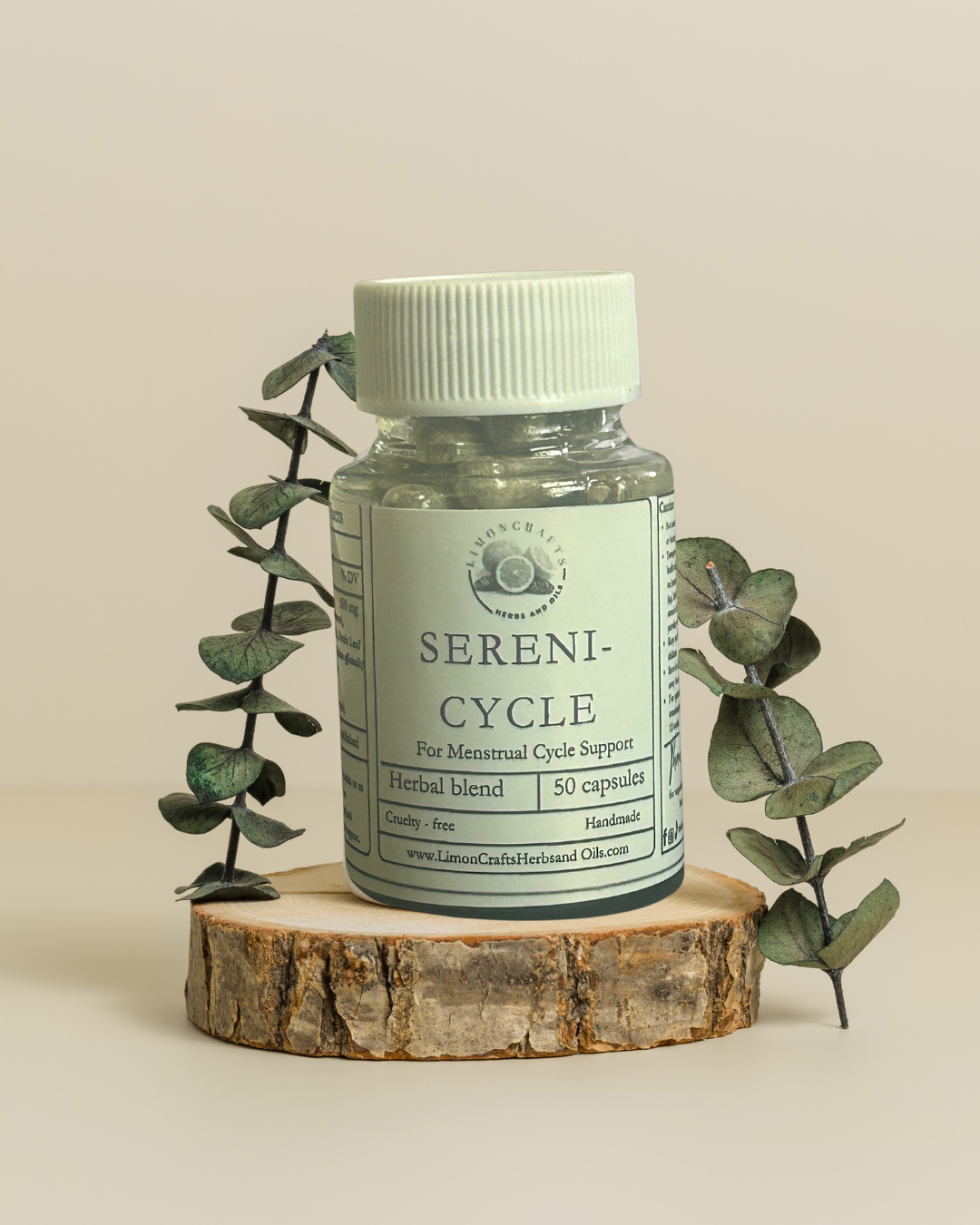 SereniCycle Herbal Capsules: Daily Herbal Support for Menstrual Regularity, Mood