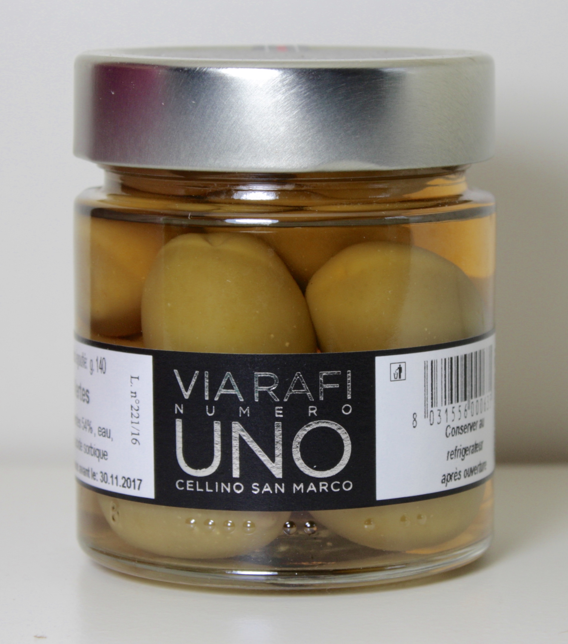 Olives vertes "bella di cerignola"