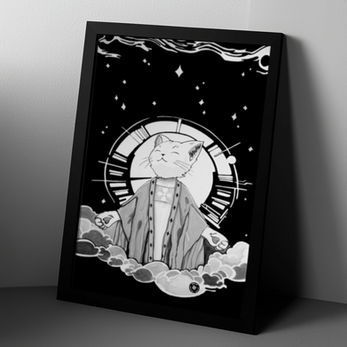 Purrayer Cat made live in House of God, Idaho Springs, CO