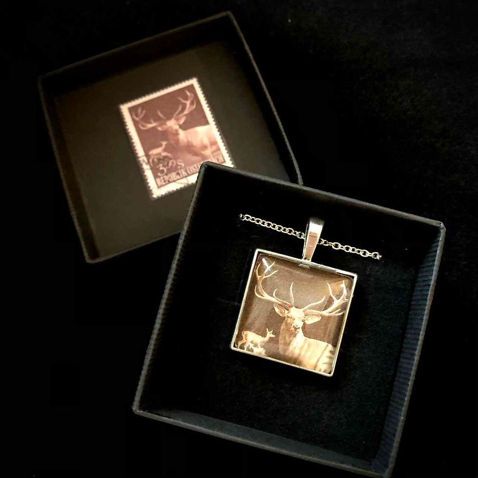 Miniaturbild: Hirsch (braun, gestempelt)