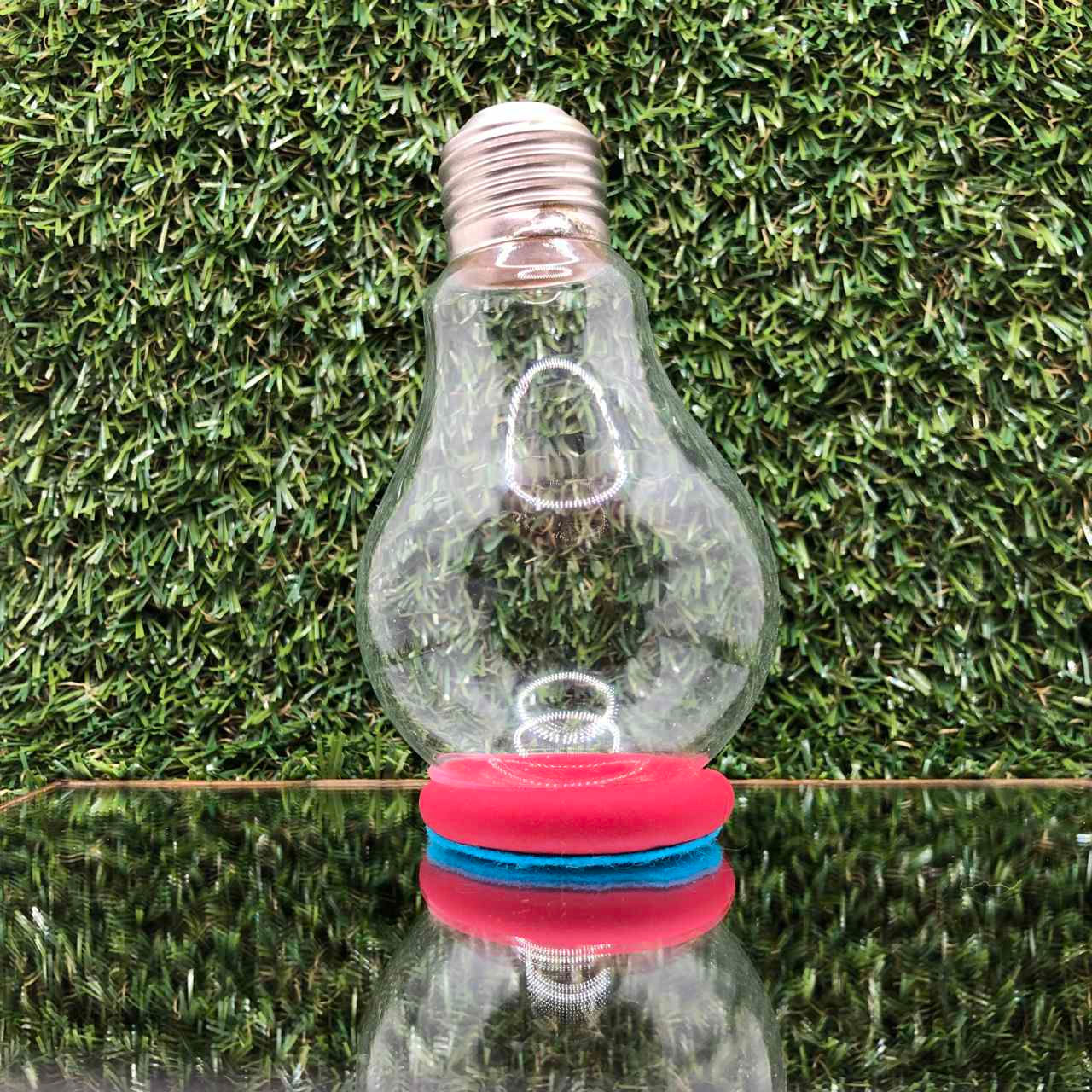 Blühbirne kirschrot-türkis