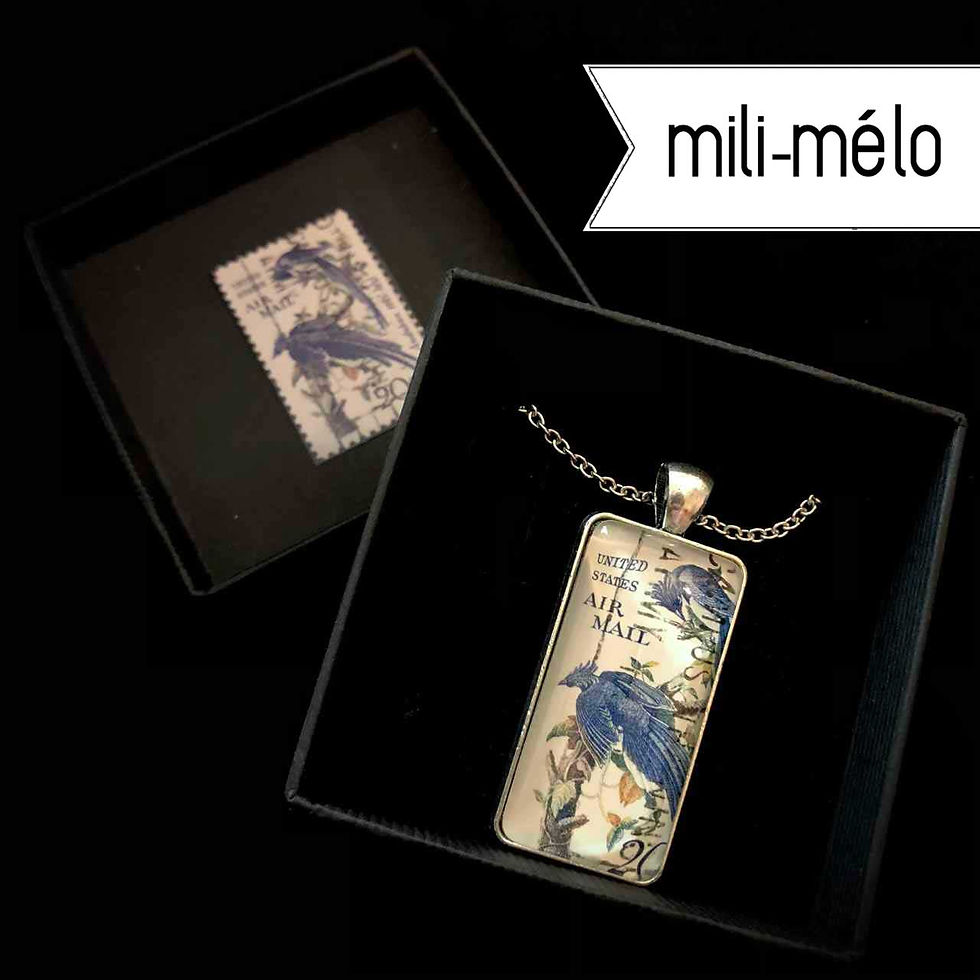 Miniaturbild: Bluebirds (1963, USA) Stempel 1: mili-mélo (hoch)