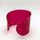 Thumbnail: Schallplatten-Armreif: rot, leicht transparent (leicht pink)