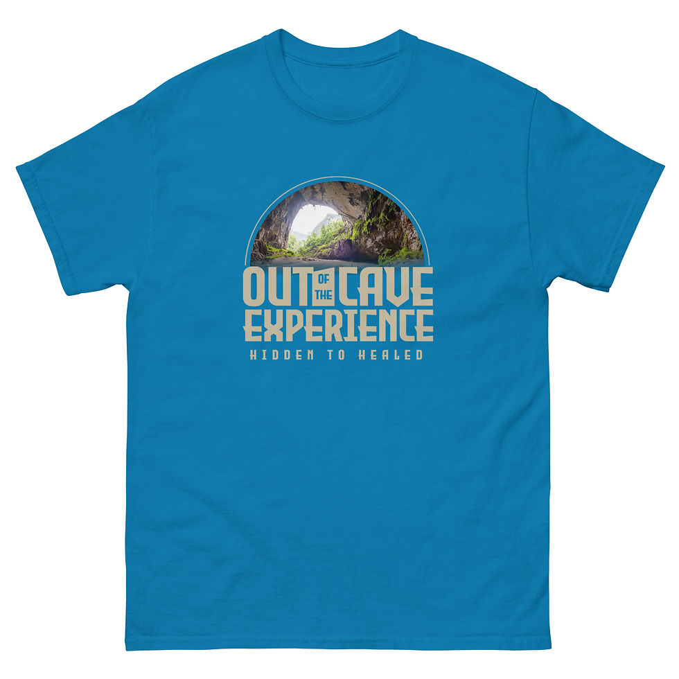Out of the Cave Tee - Blue