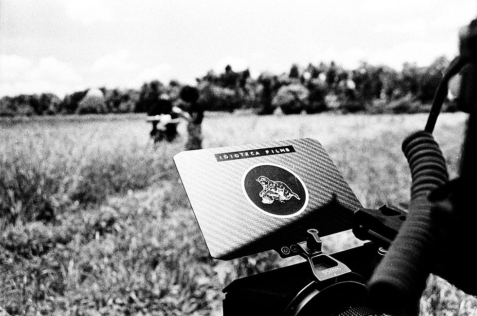 Fotografía análoga del detrás de cámaras de "Rick Rubin"