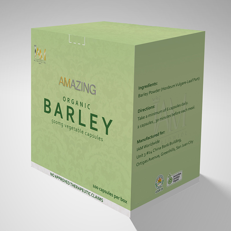 Amazing Pure Organic Barley Capsules