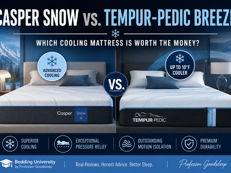 Casper Snow vs. Tempur-Pedic Breeze: Which Cooling Mattress Is Worth the Money?