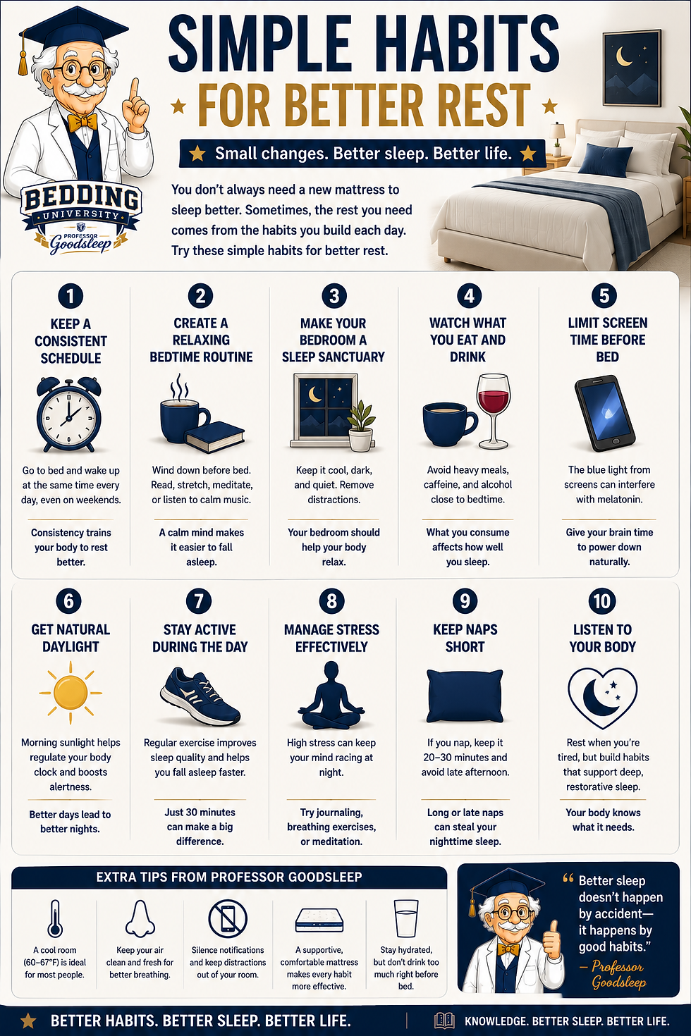 Simple Habits for Better Rest