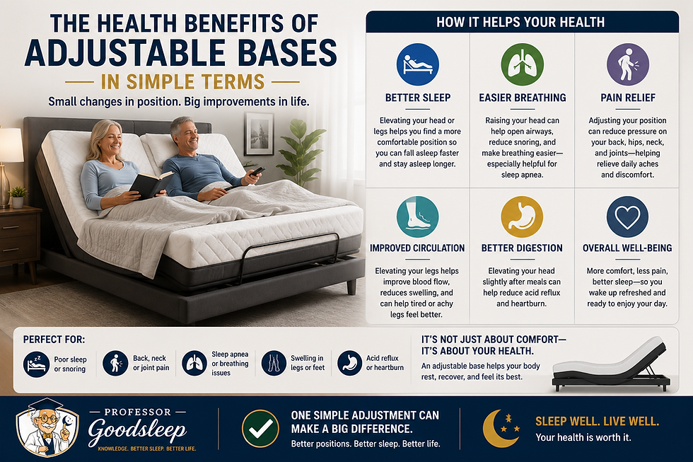 The Health Benefits of Adjustable Bases