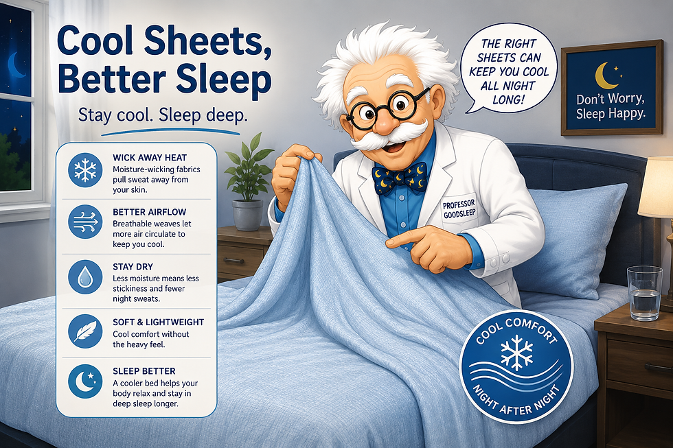Stay Cooler With Cooling Sheets