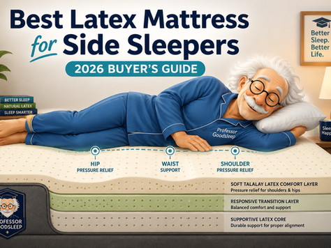 Best Latex Mattress for Side Sleepers (2026 Buyer's Guide)
