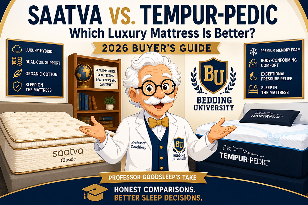 Saatva vs. Tempur-Pedic: Which Luxury Mattress Is Better? (2026 Buyer's Guide)