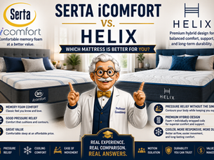 Serta iComfort vs. Helix: Which Mattress Is Better? (2026)