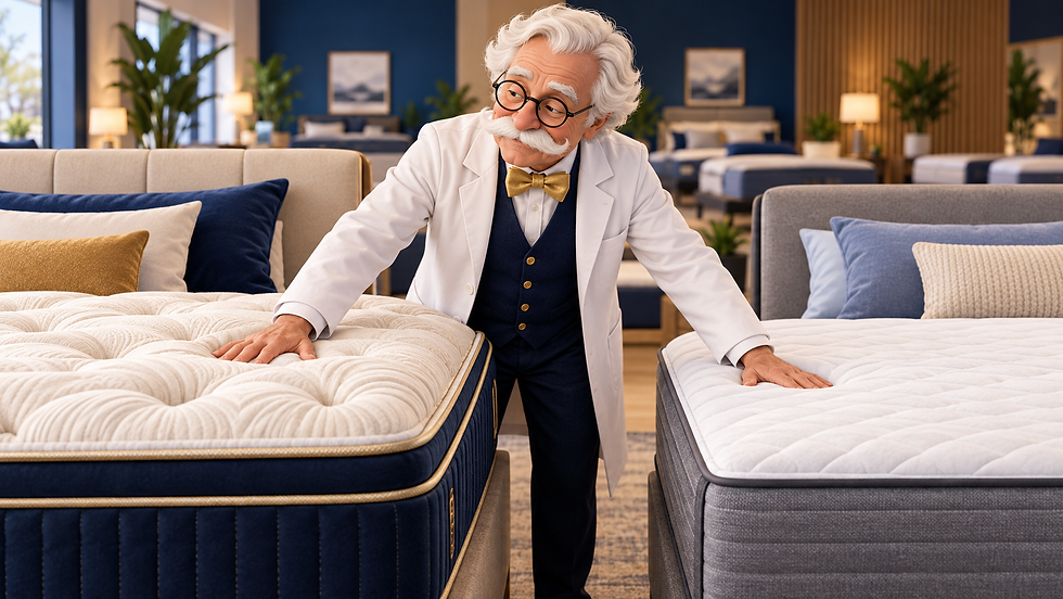 Professor Goodsleep compares King Koil with Brooklyn Bedding mattresses
