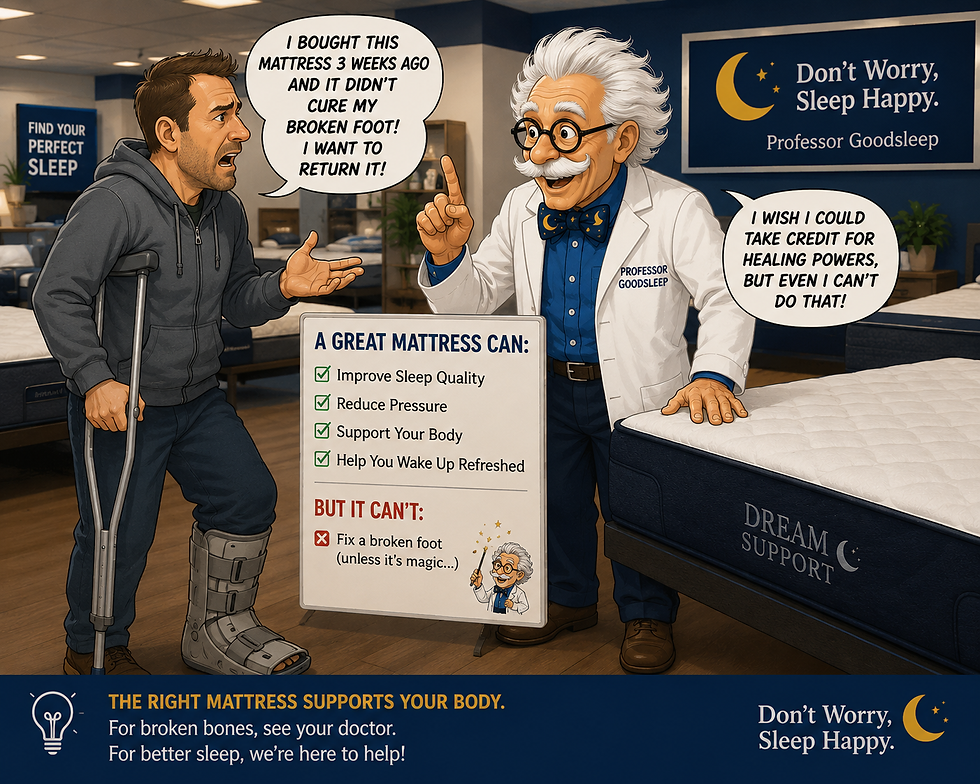 Mattresses Are Not a Cure-All