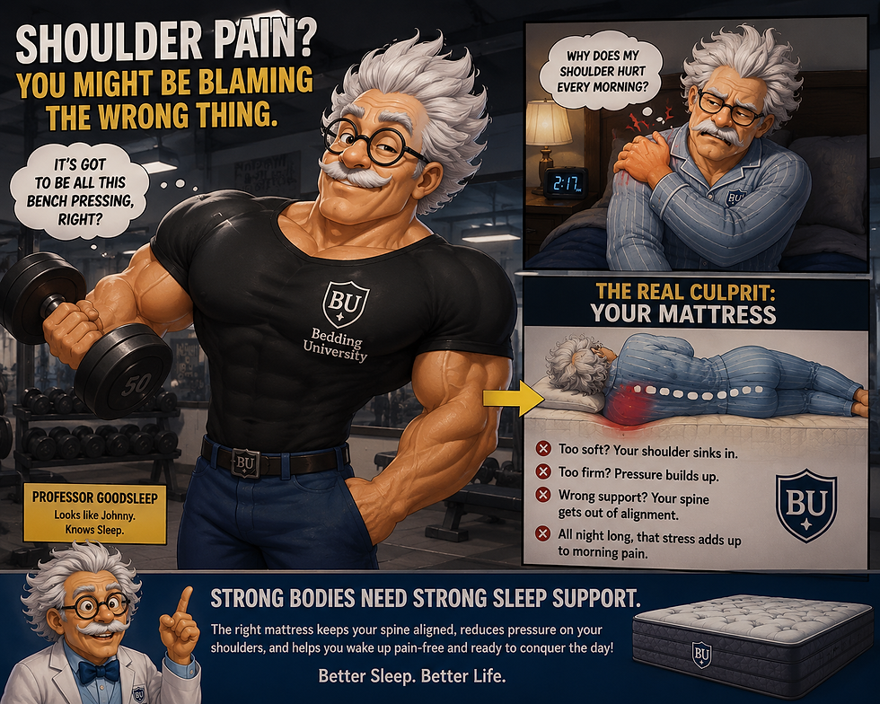 Shoulder Pain From Working Out or Your Mattress