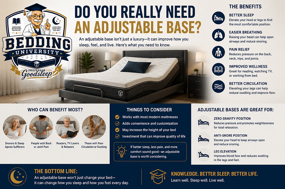 Do You Need an Adjustable Base?