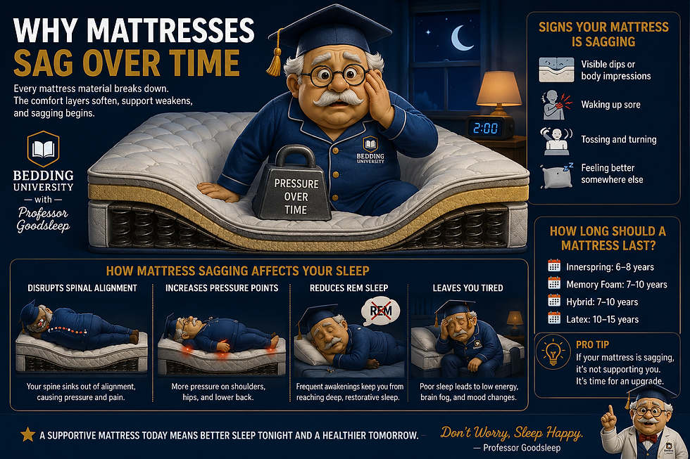 Most People Keep Their Mattress Too Long at the Expense of Their Back
