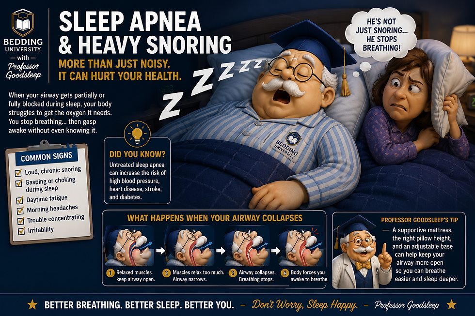Sleep Apnea or Heavy Snoring