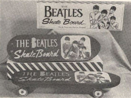 Beatles skateboard memorabilia