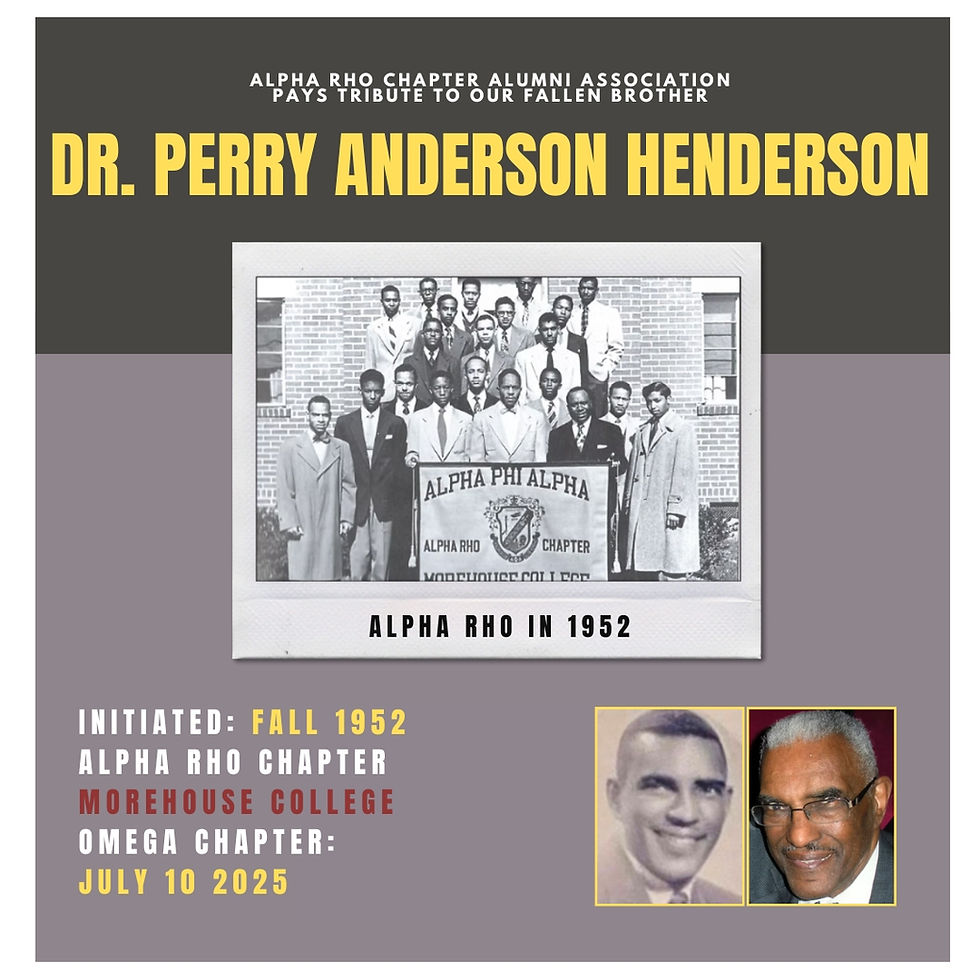 Bro. Perry Anderson Henderson I Fall 1952 I APID No. 306