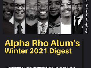 Alpha Rho Chapter Alumni Association's Winter 2021 Digest