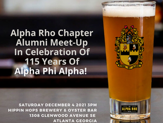 Event Loading ... Alpha Rho To Gather Dec. 4th To Celebrate The 115th Anniversary Of Alpha Phi Alpha