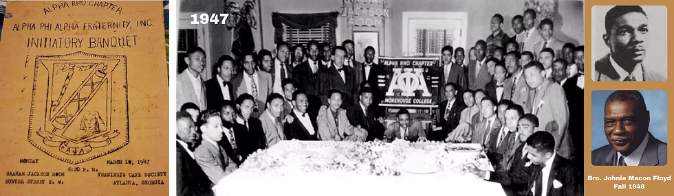 Bro. Johnie Macon Floyd* I Fall 1948 I APID No. 239