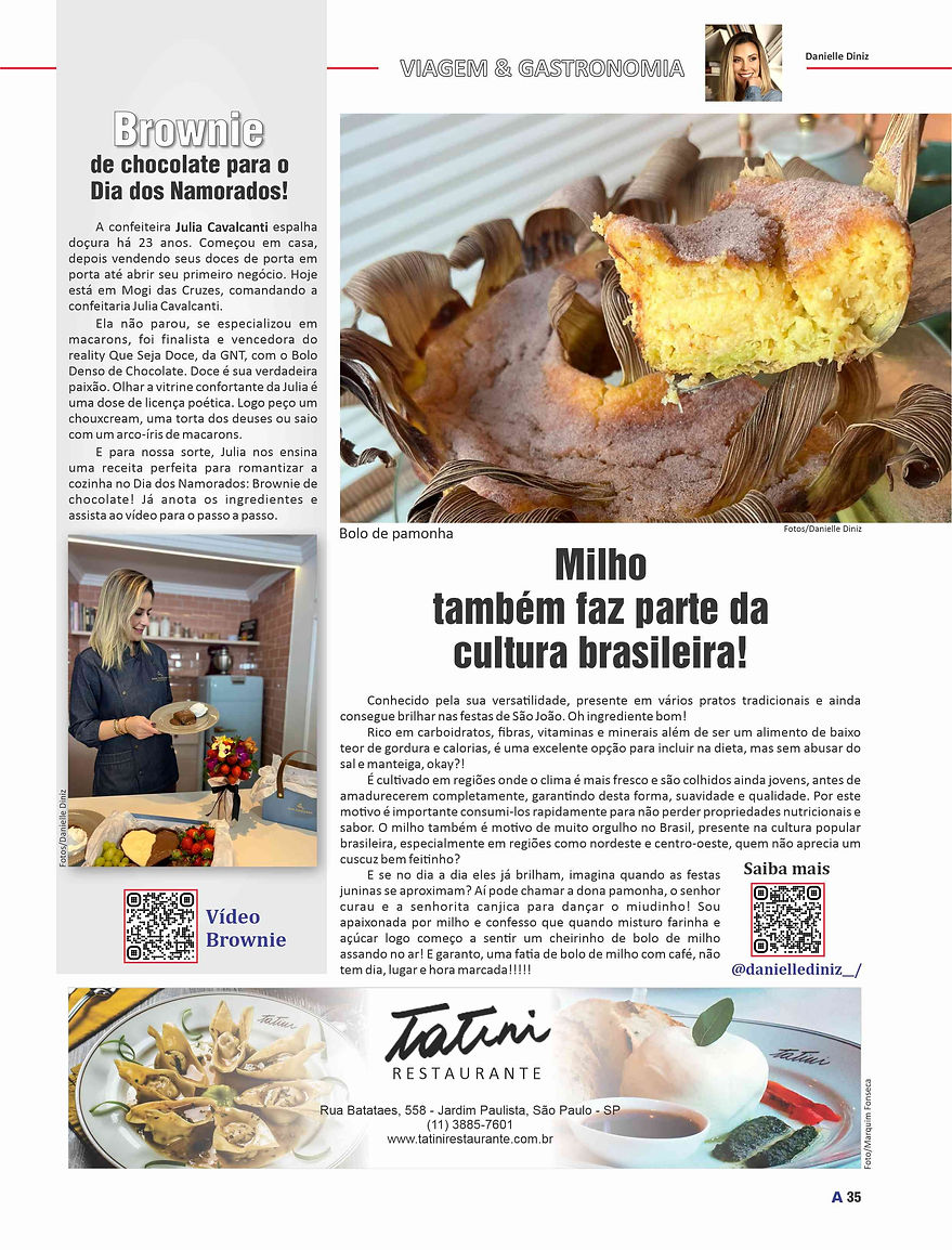 Milho também faz parte da cultura brasileira!