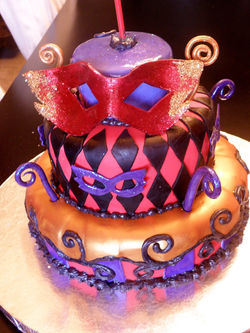3 tier Birthday Cake