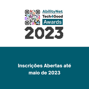 As inscrições para os Tech4Good Awards 2023 estão abertas!