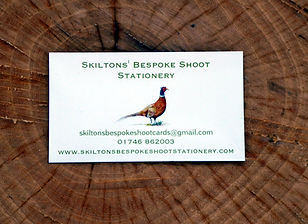 Gun cabinet magnet, pheasant card, business card, game shooting, partridge, grouse, duck, stationery, shoot cards, game cards