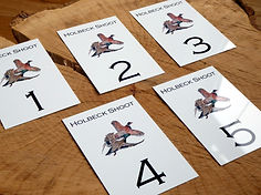 metal peg sign, weatherproof peg card, pheasant game shoot, pheasant peg sign