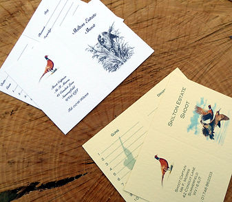 shoot cards, game cardsshoot card record book album storage file, came cards, shoot cards, pheasant, partridge, duck, grouse