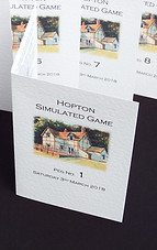 simulated shoot cards, clay shooting cards, pheasant shooting, shoot cards, game cards, bag cards