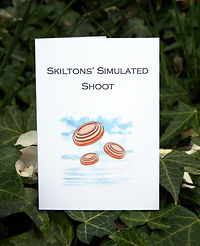 simulated game card, clay pigeon card, shooting, pheasant shooting, game card, shoot card