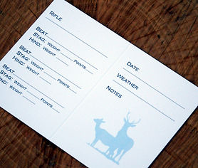 Bespoke, personalised, shoot cards, shooting cards, pheasant, duck, partridge, guns, game, quarry, bag, game cards