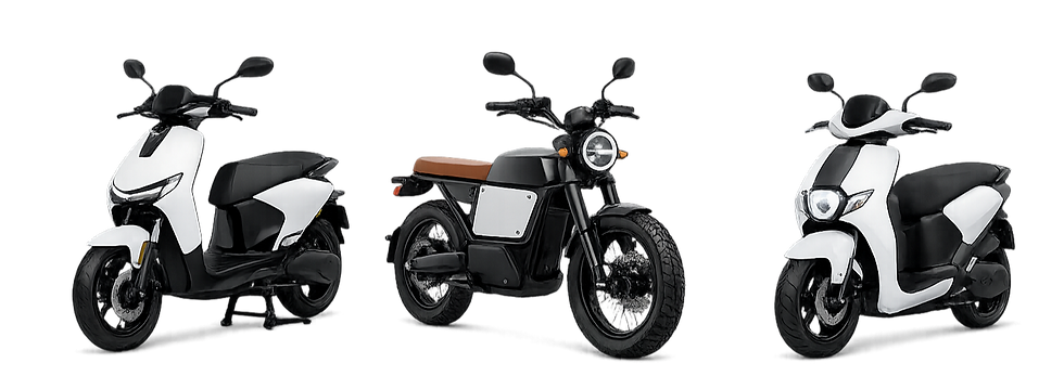 Piaggio 1+, Brekr Model B und Yamaha NEOs