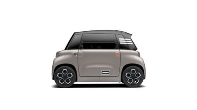 silbernes Microcar seitlich 