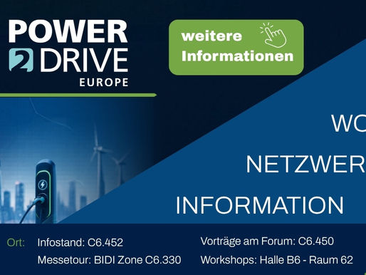 Power2Drive 2026: Alles zu Ladeinfrastruktur, V2G und Flotten – mit dem BNM e.V. mittendrin!