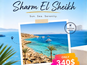 Sharm El Sheikh from only $340 😍